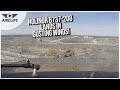Amazing Meadowbank Gravel Strip!!! Nolinor B737-200 lands in gusting winds! [AirClips]