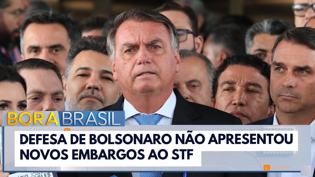 Defesa de Bolsonaro não apresentou novos embargos ao STF