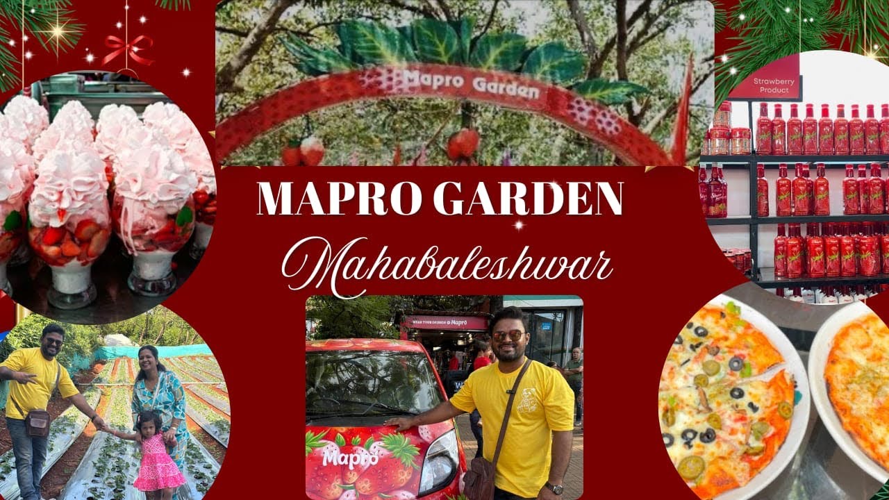Mahabaleshwar Food Tour Part 2 | Mapro Garden #food #strawberry #icecream #maprogarden #foodie