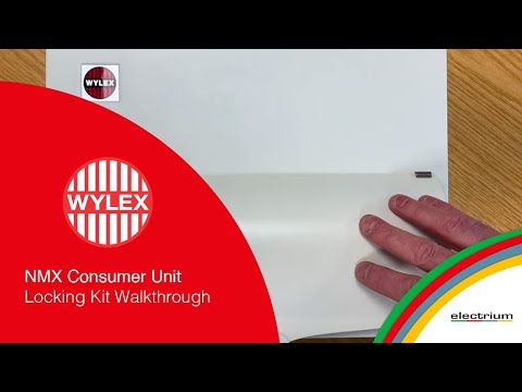 Locking Feature on Wylex’s NM Consumer Units - video from Electrium