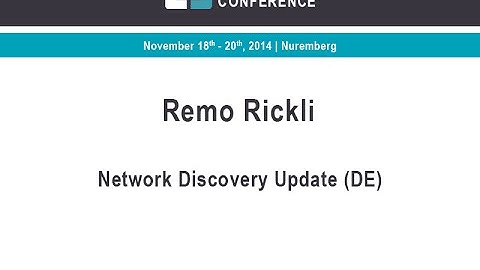 OSMC 2014: Network Discovery Update | Remo Rickli
