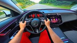 2026 Mercedes E-Class e220d Avantgarde - Autobahn Test Drive - No Speed Limit