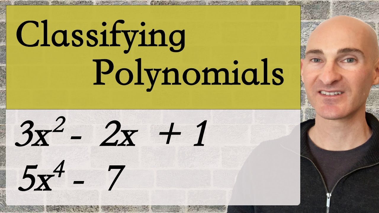 Classifying Polynomials By Degree And Number Of Terms Chart