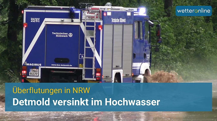 Überflutungen nach Gewittern in NRW