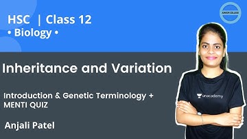 Inheritance and Variation | Introduction & Genetic Terminology + MENTI QUIZ | Anjali Patel