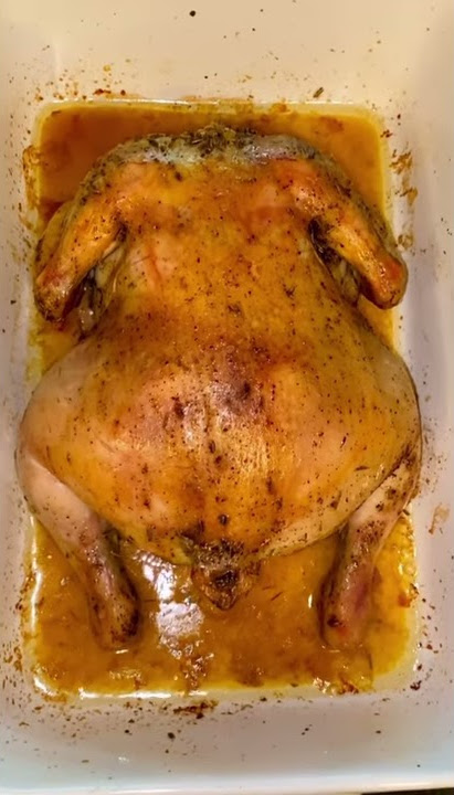 Resep Ayam Panggang Cepat dan Mudah | Ayam Panggang 4 Bahan #shorts