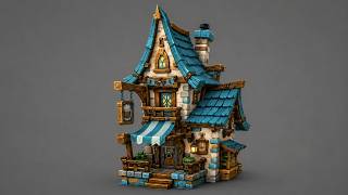 Stylized Medieval Fantasy Tavern - High Fidelity PBR 3D Model