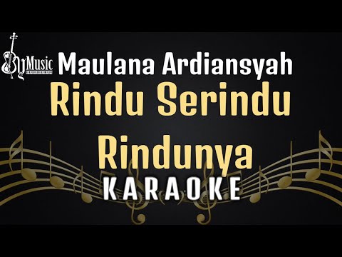 Maulana Ardiansyah - Rindu Se Rindu Rindunya [Karaoke] Versi Live Ska