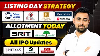 Orient IPO Listing Strategy | SRIT IPO Allotment | German IPO Listing Strategy | Jayesh Khatri 