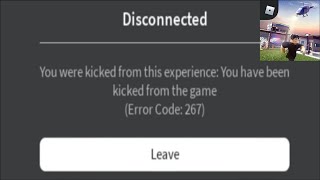 How to Fix Roblox Game - Disconnected - You were kicked from this experience - Error Code - 267