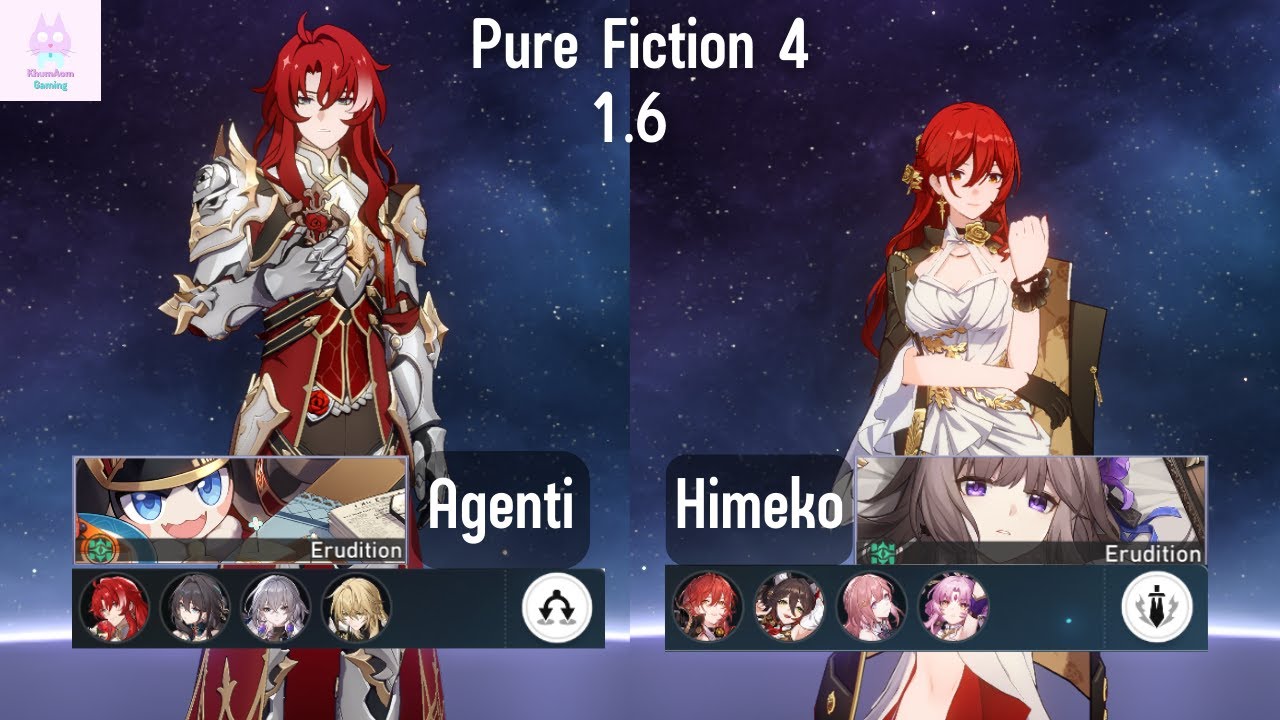 Agenti / Himeko l Pure Fiction 4 l Honkai Star Rail 1.6 - YouTube