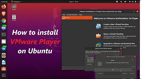 Install VMware Player without any error on Ubuntu