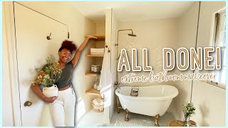 DREAM BATHROOM MAKEOVER| I RENOVATED MY BATHROOM +Decorate With Me, Bathroom Vlog 5 #FIXERUPPER *NEW