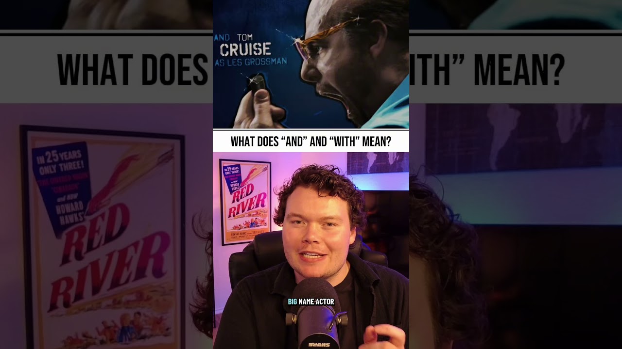 Have you ever wondered what “and” and “with” means on movie posters, trailers, and credits?