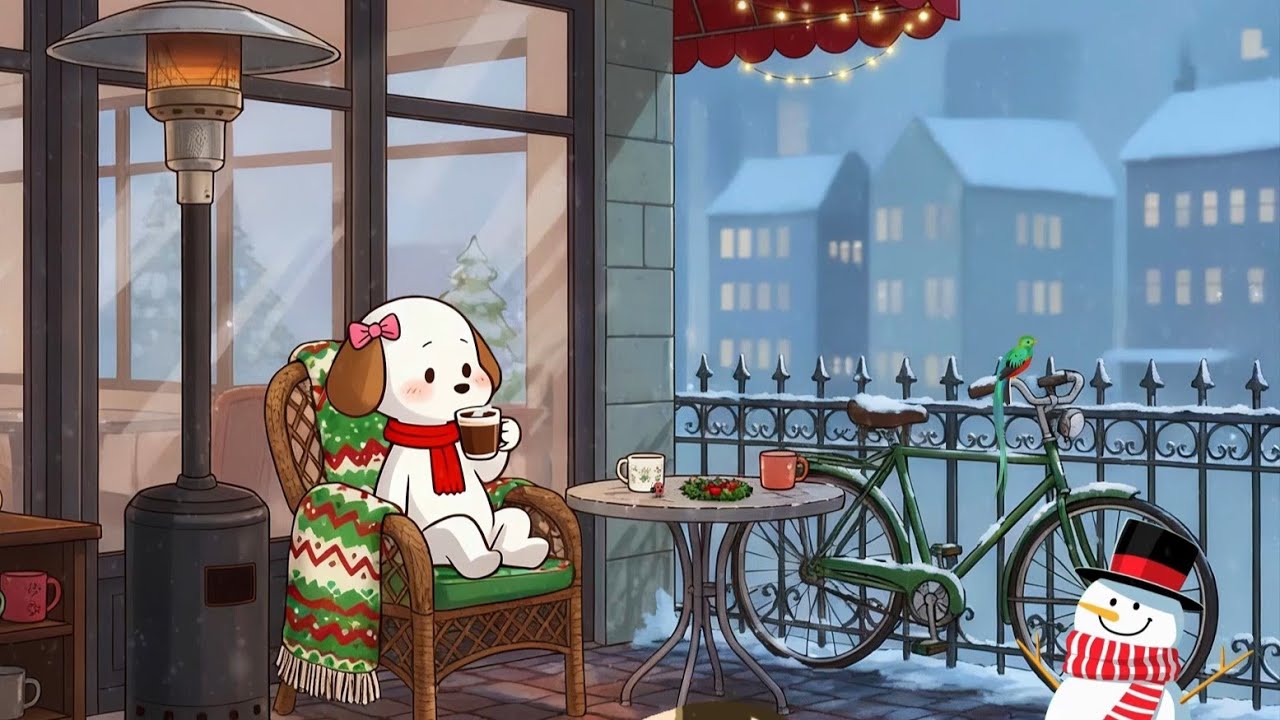 Lofi Winter Coffee ☕ Smooth chillhop for city snow