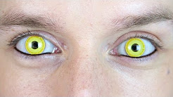 yellow contact lenses