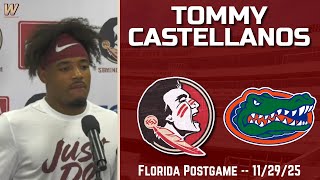 Tommy Castellanos FSU Florida Postgame 11-29-25 | FSU Football | Florida State Football | Warchant