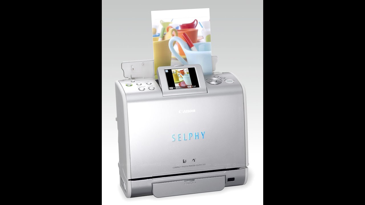 3D Printer Canon Selphy ES20 loading cartridge-1 - YouTube