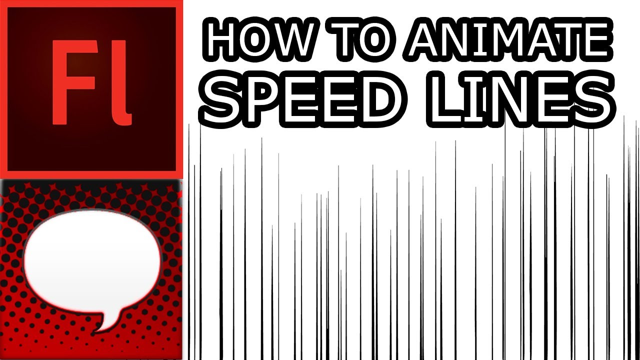 How to Create Animated Speed Lines in Flash - YouTube