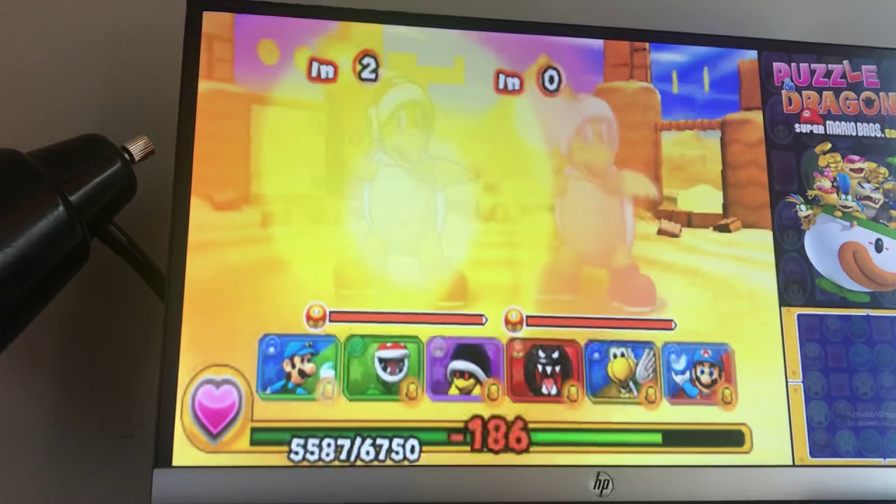 Puzzle & Dragons: Super Mario Bros. Edition Boss 22 - Fire Bro x2