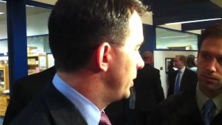 Raw video: Gov. Walker talks recall, abortion bill