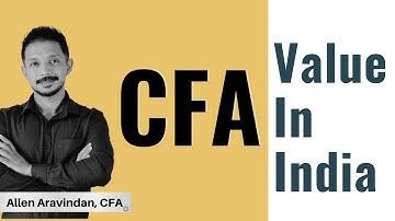 Is CFA worth Doing in India?- Allen Aravindan,CFA