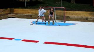 Super-Glide Home Hockey Rink by Global Synthetic Ice