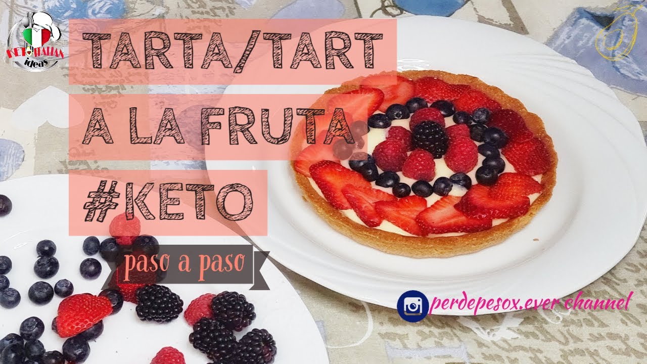 TARTA KETO/FRUIT TART RECIPE/QUICHE/PIE KETO/RECETAS KETO