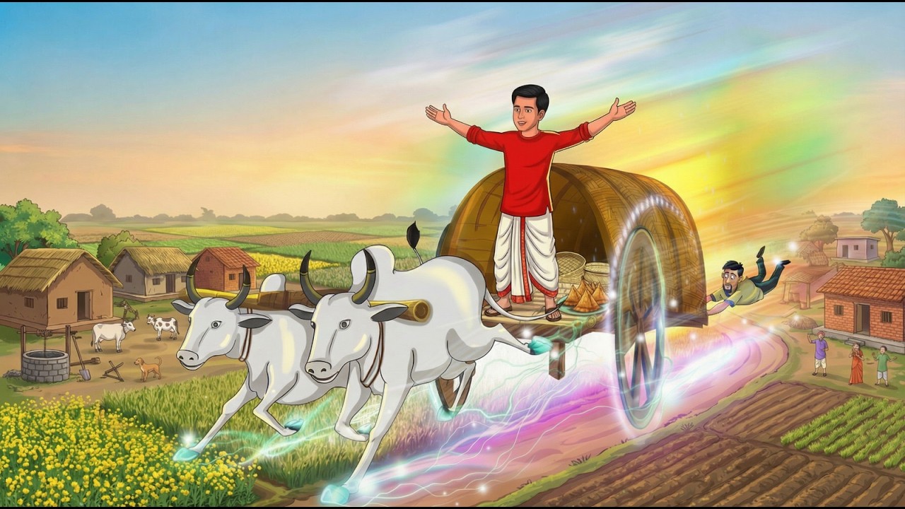 ರೈತರ ಮಾಂತ್ರಿಕ ಎತ್ತಿನ ಬಂಡಿ ಮನೆ | Kannada Stories | Stories in Kannada | Kannada Kathe | Stories