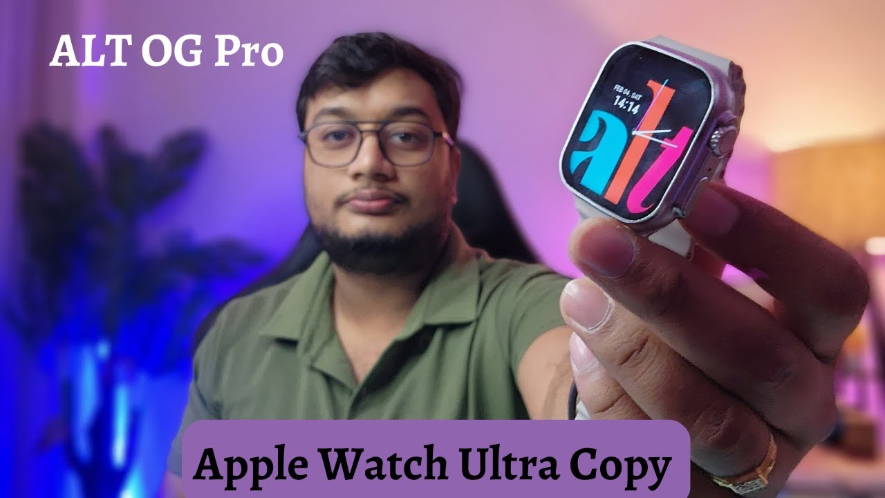 ALT OG Pro smartwatch unboxing | Another | Apple Watch ultra Copy