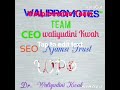 Walipromotes - Thanks