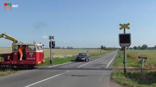 Nefunkční Železniční Přejezd Rozhovice P4992 - 21.6.2017 Czech Railroad Crossing