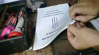 How to remove the duct tape binding so that the plastic and paper cover don't tear screenshot 5