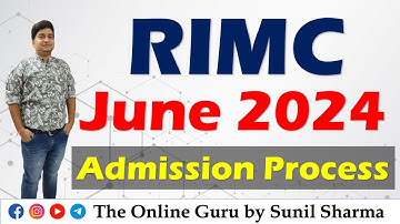 RIMC June 2024 I 8th Entrance I Boys & Girls I The Online Guru by Sunil Sharma 7737653468