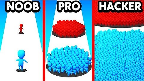 NOOB VS PRO VS HACKER COUNT MASTER