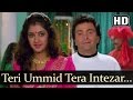 Teri ummid tera intezar short song  deewana song  rishi kapoor  divya bharti