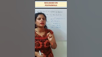 MCQ based on polynomials #shorts #shortsfeed #maths #education #polynomials #mcq #viral #viralshorts