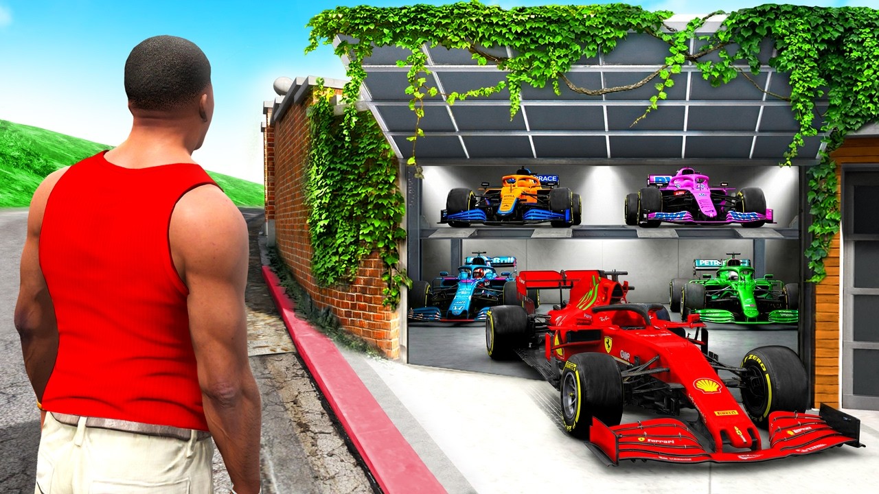 Franklin's GARAGE UPGRADE in GTA 5!