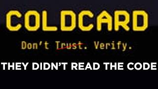 I don't trust hardware wallets