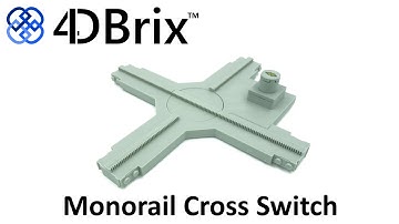 Cross Switch for LEGO® Monorail Trains