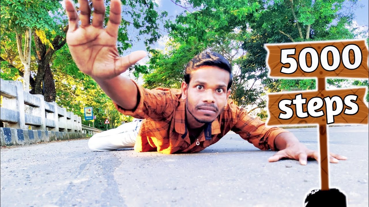 I Walked 5000 Steps Challenge मैने लिया पांच हजार कदम चलने की चैलेंज🥵 5000 steps almost died*