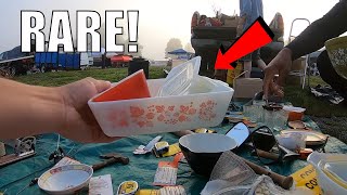 Buying Vintage Pyrex at The Flea Market  Treasure Hunting!