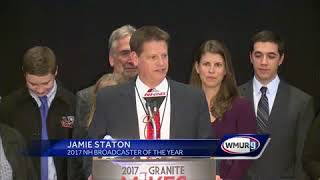 WMUR's Jamie Staton honored as Broadcaster of the Year at Granite Mike Awards