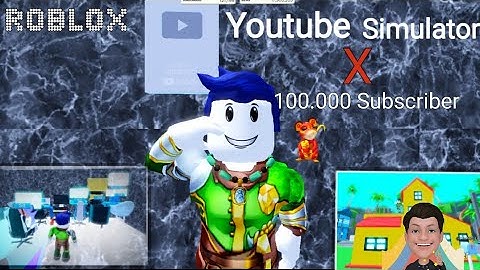 Roblox Youtube Simulator X 100.000Subscriber Getting SilverPlayButton And New House Model