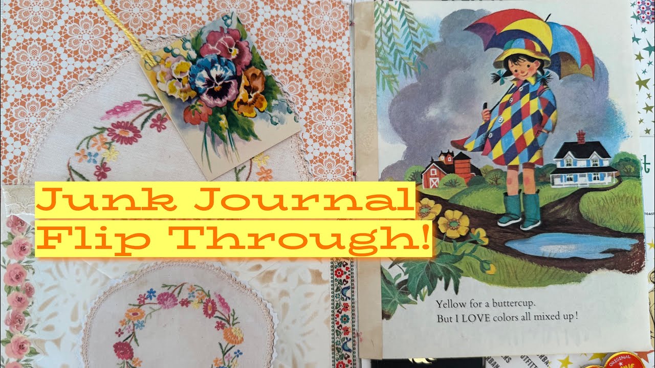 My Personal Vintage Junk Journal: A Flip Through