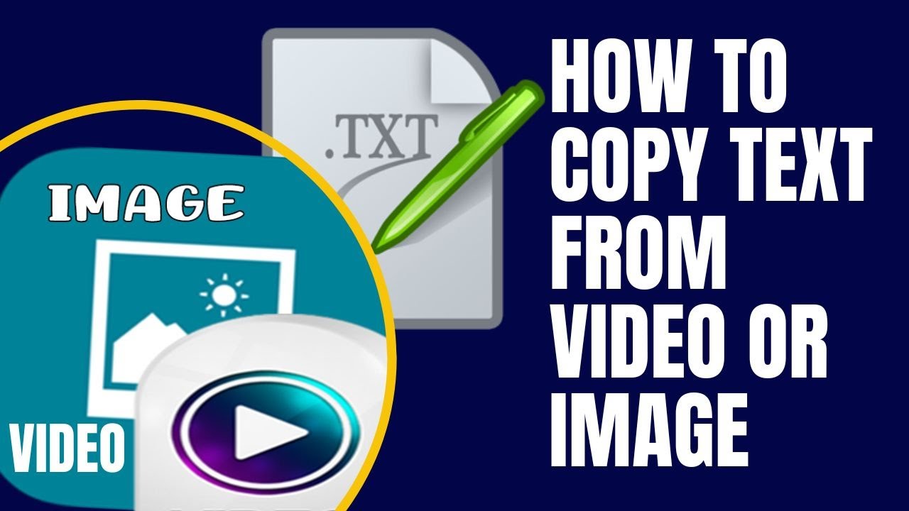 How To Copy Text From Video Or Image | king detects - YouTube