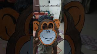 Cute Monkey Mask Making at Home 🧵 | Fun Kids Craft Idea #kidsartandcraft #childrencrafts #tweencraft