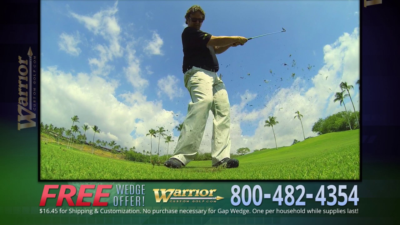 Warrior Custom Golf Gap Wedge Commercial YouTube