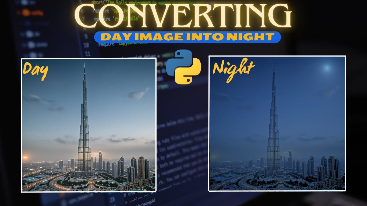 Converting Day image into night in Python | World of Python - YouTube