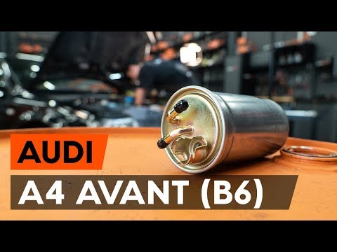 Как заменить топливный фильтр на AUDI A4 B6 (8E5) [ВИДЕОУРОК AUTODOC]